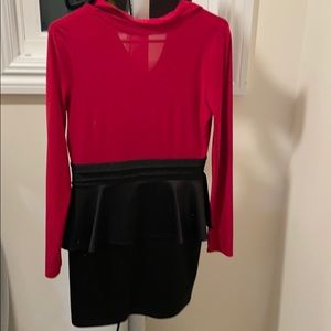 Black and red dress from p Luca